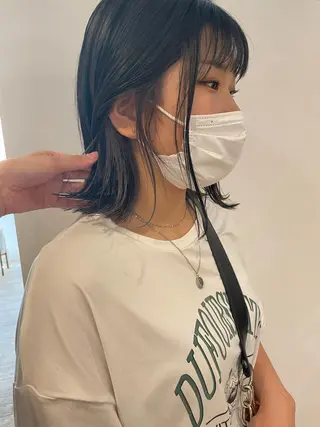 カラー 大迫 江梨のヘアスタイル