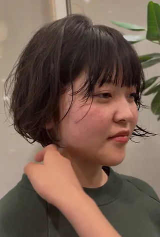 ショート riko表参道/ ボブ/アンニュイヘアのヘアスタイル