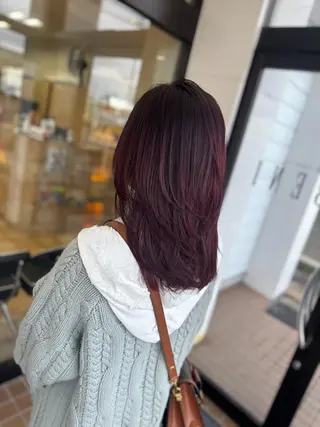 セミロング 🇰🇷韓国風顔周り NANAMI🇰🇷のヘアスタイル