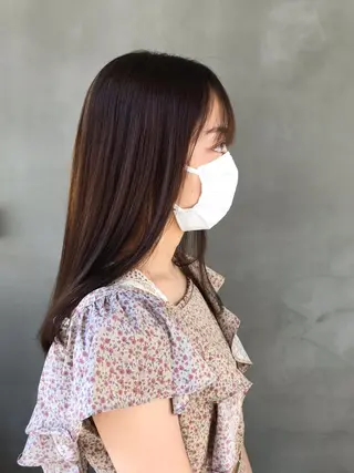 ロング カラー ヘアアレンジ moi-meme.soe所属・タナカ リナのヘアスタイル