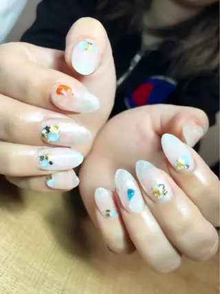 ネイル ツメトマツゲ .のネイルデザイン