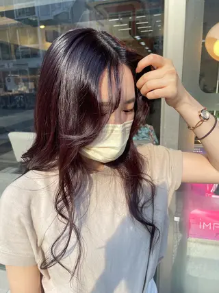 ロング モモ 🍑のマツエク・マツパデザイン