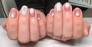 ネイル Chiara 長さだしのネイルデザイン