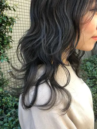 セミロング カラー 🌷nanase🌷 gally hairのヘアスタイル