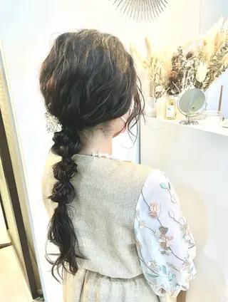 ロング ヘアアレンジ 中村 あやかのヘアスタイル