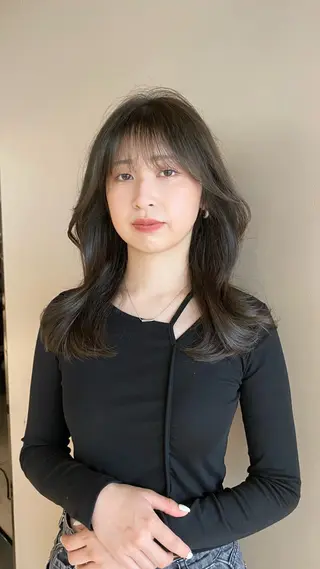 ミディアム カラー ヘアアレンジ 顔周り&ミディアム 特化/池袋/kokiのヘアスタイル