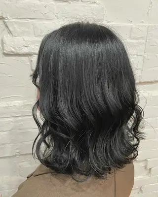 ミディアム カラー 【ピンク/韓国ヘア/ ヘアセット】亜海のヘアスタイル