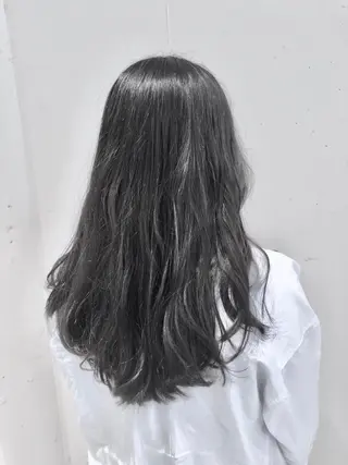 セミロング カラー パーマ ヘアアレンジ 【ツヤ髪美容師】 ツダケイスケのヘアスタイル