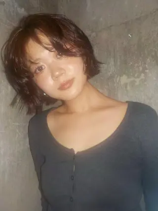 ショート 捺葵 @72tomi__のヘアスタイル