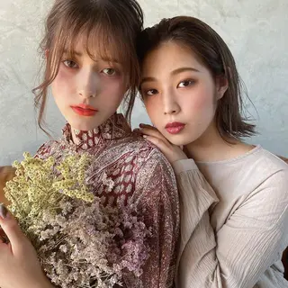 ミディアム ému エミュ　hair &spa所属・近藤 みゅうまのヘアスタイル