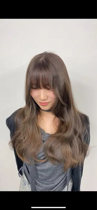 ロング カラー 韓国風/艶カラー/ 透明感/水野啓太のヘアスタイル