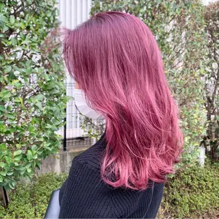 ミディアム カラー ヘアアレンジ ハイトーン/美髪矯正 🍃大江拓実のヘアスタイル