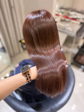 ロング ハイトーン/ミルク ティー🤍reinaのヘアスタイル