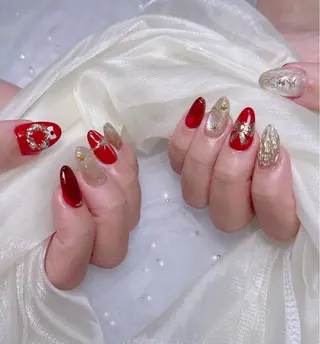 ネイル 🎀も ものネイルデザイン