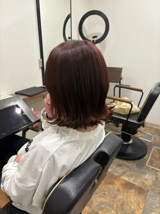 ミディアム CHESS所属・星 優南のヘアスタイル