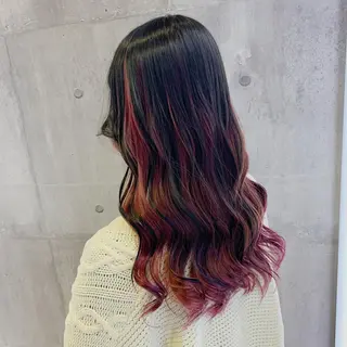 セミロング シールエクステ/渋谷 ／ギャル/LIALAのヘアスタイル