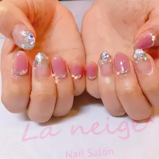 ネイル La neige* yuki 🥯🍑のネイルデザイン