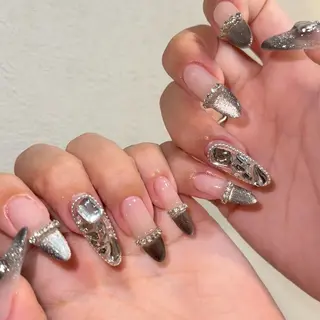 ネイル 🎀NAIL🎀 AI🪄︎︎◝✩のネイルデザイン
