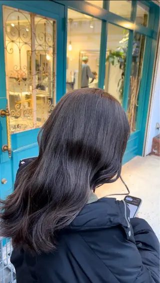 ロング カラー レイヤー/透明感/髪 質改善/メンズ/佐藤のヘアスタイル