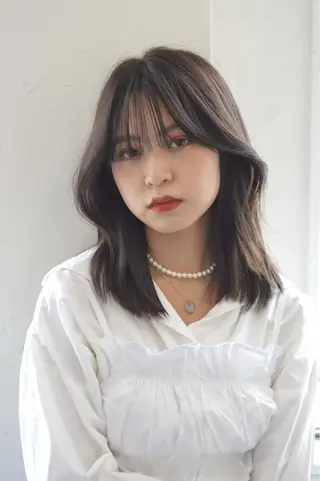 ミディアム 今だけ無料✨髪質改善 谷本さちのヘアスタイル