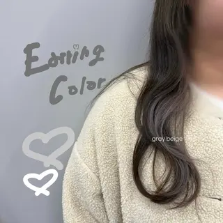 ロング カラー 佐藤 歩菜のヘアスタイル