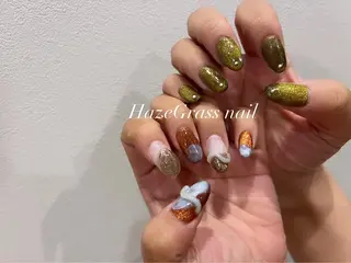 ミディアム HazeGrass NAILのネイルデザイン