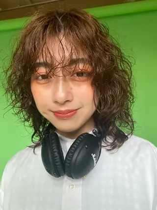 ミディアム カラー パーマ パーマ指名No1 /namiのヘアスタイル