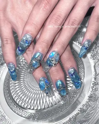 ネイル Once upon a princessシェアサロンL'OM OSAKA所属・Once upon a princessのネイルデザイン