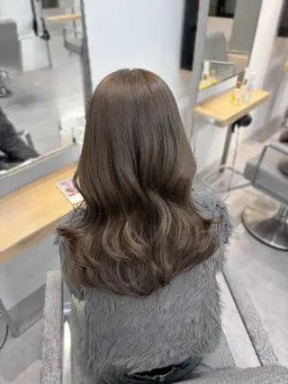 セミロング 透明感/韓国ヘア/ miyu 🎀のヘアスタイル