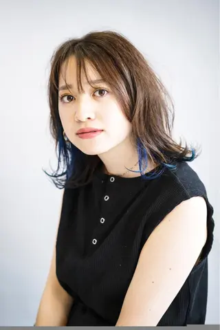 ミディアム カラー 髪質改善/縮毛矯正 ツヤ髪🩷さつきのヘアスタイル