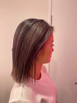 ミディアム カラー ヘアメイクwill野田阪神店所属・石井 悠のヘアスタイル