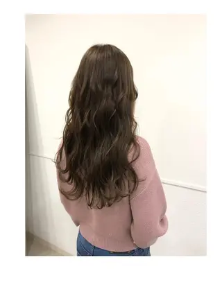 ロング カラー WHITE所属・WHITE 田中智之のヘアスタイル