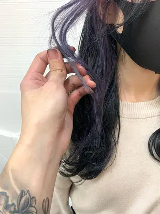 セミロング カラー LUMO所属・矢野 晃平のヘアスタイル