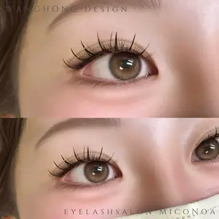 マツエク・マツパ MicoNoa所属・MicoNoa Asamiのマツエク・マツパデザイン