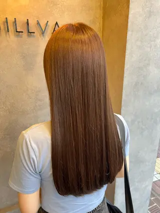 ロング カラー N°jillva 𝑘𝑎𝑟𝑖𝑛のヘアスタイル