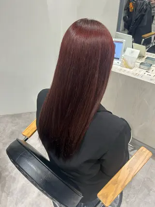 セミロング カラー ヘアアレンジ ボブ /ニュアンス/ satomi🧸💖のヘアスタイル