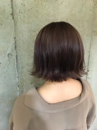 ミディアム カラー 一ノ瀬 蘭のヘアスタイル