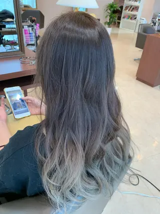 ロング カラー 骨格補正施術/メンズ 専門美容師/YUYAのヘアスタイル