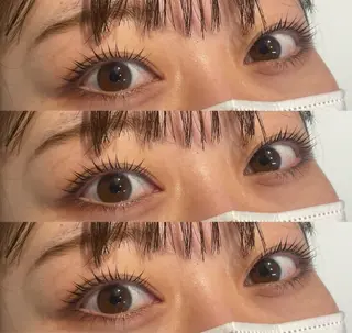 マツエク・マツパ 🎈モテ暖色× 艶カラーちなり🎈のマツエク・マツパデザイン