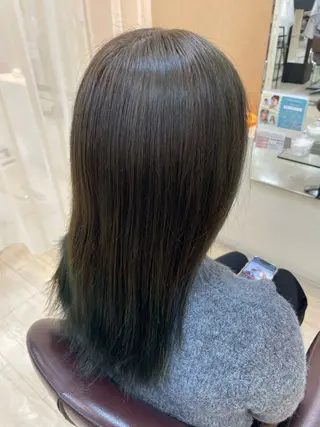 セミロング カラー 東田 篤希のヘアスタイル