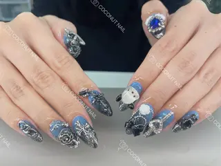 ネイル 神田 ココナッツのネイルデザイン