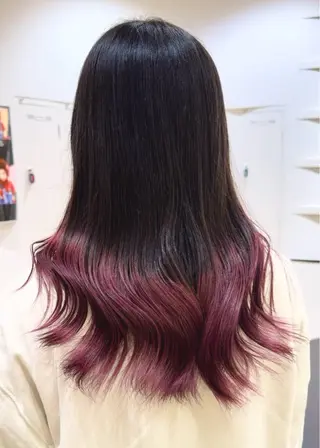 ロング カラー 垢抜け/レイヤー/ ハイトーン/アスナのヘアスタイル