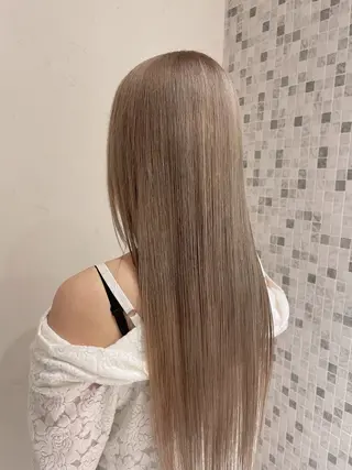 ロング カラー 髪質改善艶髪✂︎小寺 透明感カラーのヘアスタイル