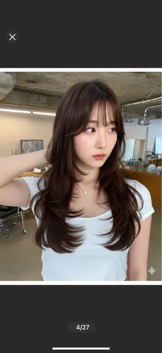 ロング ️❤️透明感カラー Yūka❤️のヘアスタイル