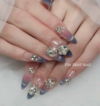 ネイル HANA 長さだしのネイルデザイン