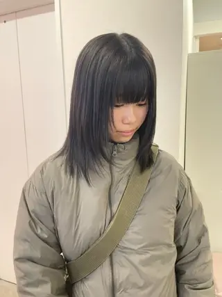 ミディアム カラー Hana ♡ marshu梅田のヘアスタイル