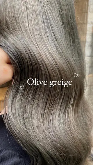 セミロング カラー ヘアアレンジ アンククロス渋谷【ANKH CROSS】所属・韓国ヘア┊︎レイヤー ┊︎haruka🌙のヘアスタイル