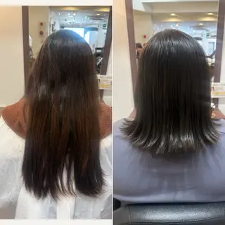 ミディアム MOLLASALON 浅香山店所属・髪質改善カラー 縮毛矯正🤍辻桃加のヘアスタイル