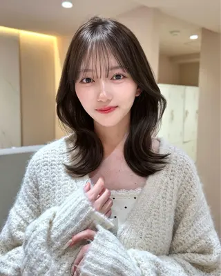 ミディアム sand  mieu所属・【期間限定無料🎀】 似合わせ特化🤎モカのヘアスタイル