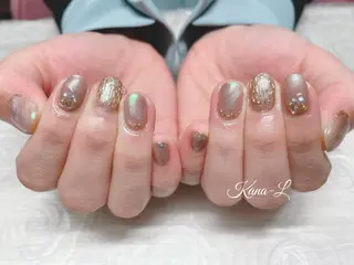 カラー ネイル 芦辺 香奈のネイルデザイン